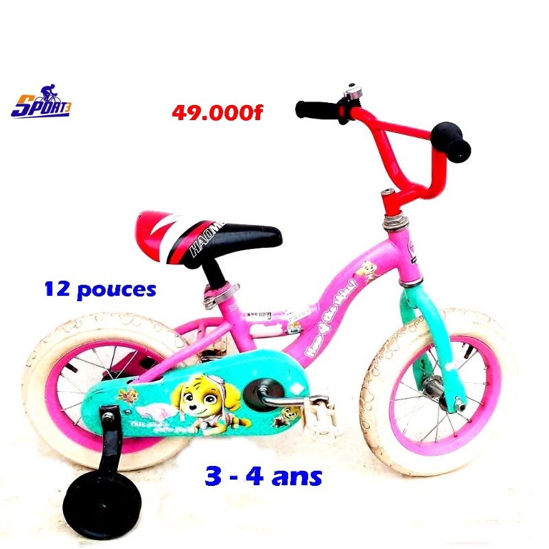Vélo enfant de 3 à 4 ans occasion impeccable - SPORT3